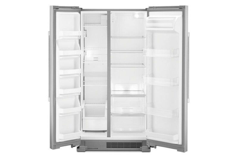 Maytag 36-Inch Wide Side-by-Side Refrigerator - 25 cu. ft. - Fingerprint-Resistant Stainless Finish (MSS25N4MKZ)