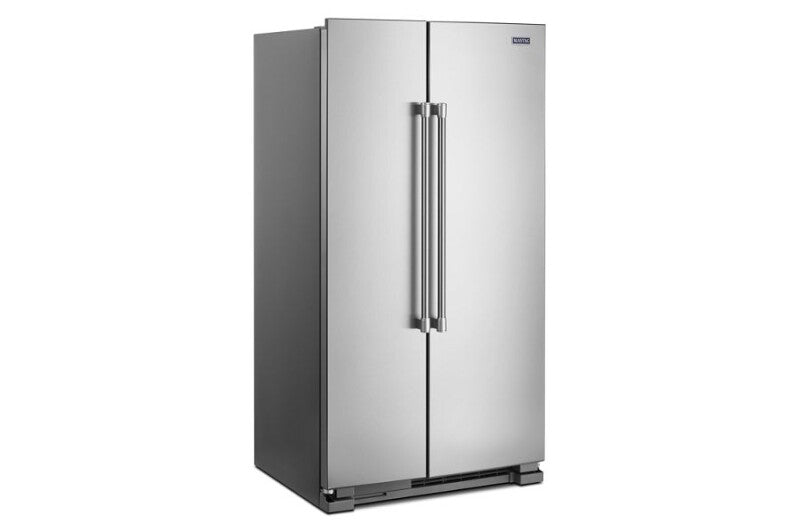 Maytag 36-Inch Wide Side-by-Side Refrigerator - 25 cu. ft. - Fingerprint-Resistant Stainless Finish (MSS25N4MKZ)