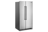 Maytag 36-Inch Wide Side-by-Side Refrigerator - 25 cu. ft. - Fingerprint-Resistant Stainless Finish (MSS25N4MKZ)