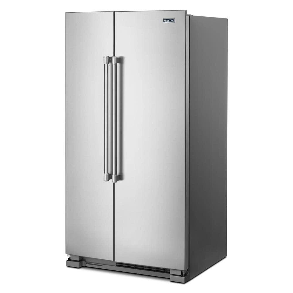Maytag  36-Inch Wide Side-by-Side Refrigerator - 25 Cu. Ft. - Fingerprint-Resistant Stainless Finish (MSS25N4MKZ)