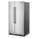 Maytag  36-Inch Wide Side-by-Side Refrigerator - 25 Cu. Ft. - Fingerprint-Resistant Stainless Finish (MSS25N4MKZ)