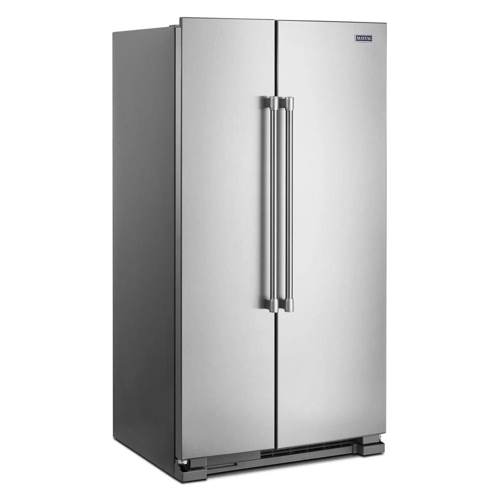 Maytag  36-Inch Wide Side-by-Side Refrigerator - 25 Cu. Ft. - Fingerprint-Resistant Stainless Finish (MSS25N4MKZ)