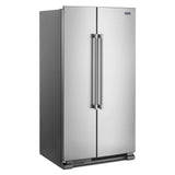 Maytag  36-Inch Wide Side-by-Side Refrigerator - 25 Cu. Ft. - Fingerprint-Resistant Stainless Finish (MSS25N4MKZ)