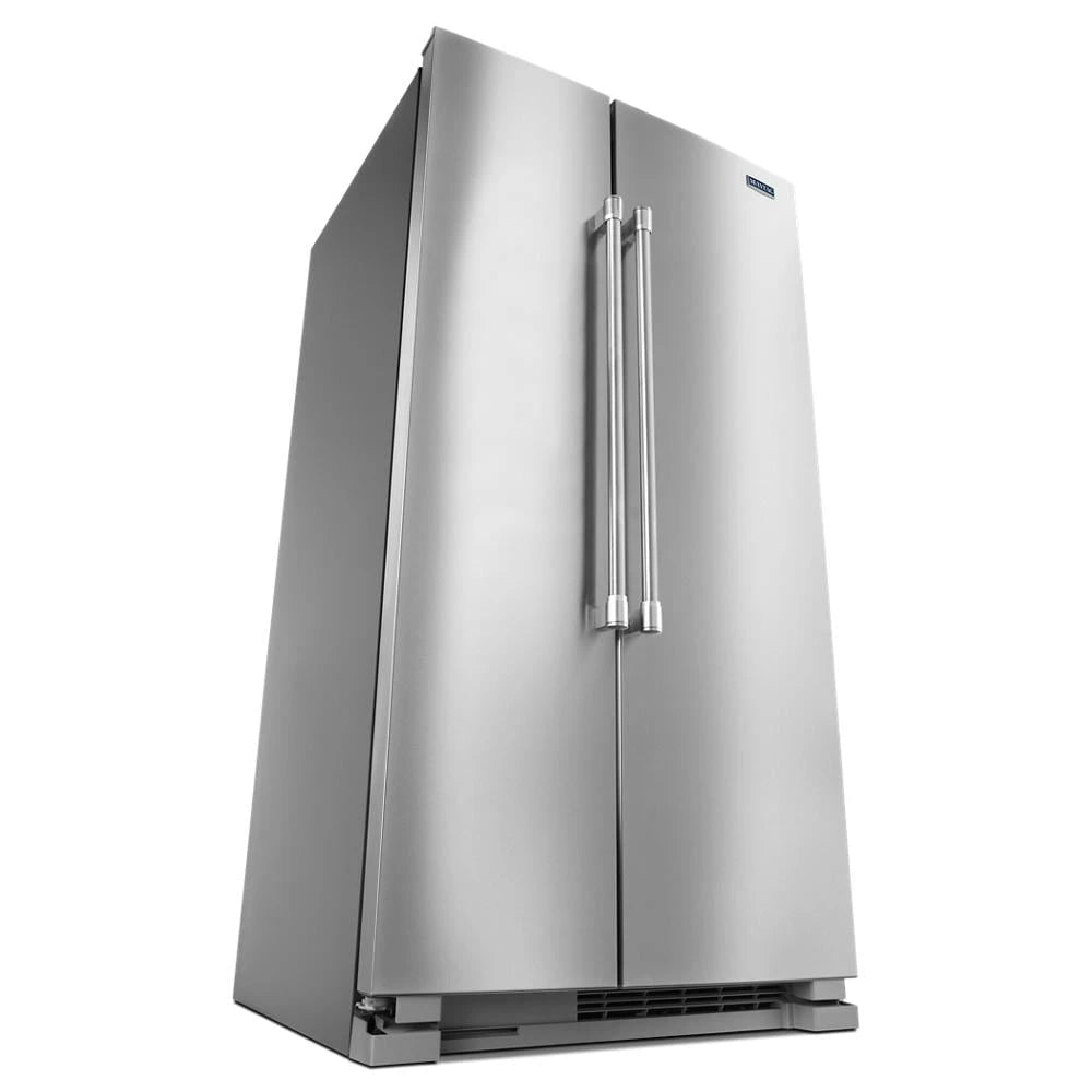 Maytag  36-Inch Wide Side-by-Side Refrigerator - 25 Cu. Ft. - Fingerprint-Resistant Stainless Finish (MSS25N4MKZ)