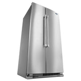 Maytag  36-Inch Wide Side-by-Side Refrigerator - 25 Cu. Ft. - Fingerprint-Resistant Stainless Finish (MSS25N4MKZ)