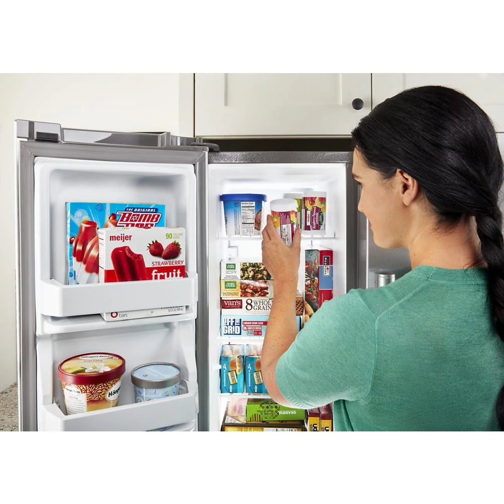 Maytag  36-Inch Wide Side-by-Side Refrigerator - 25 Cu. Ft. - Fingerprint-Resistant Stainless Finish (MSS25N4MKZ)