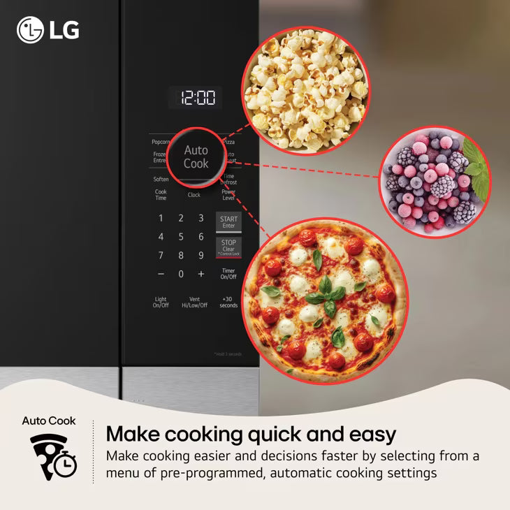 LG  1.6 Cu. Ft. Over-the-range Microwave Oven - Stainless (MVEM1621Y)