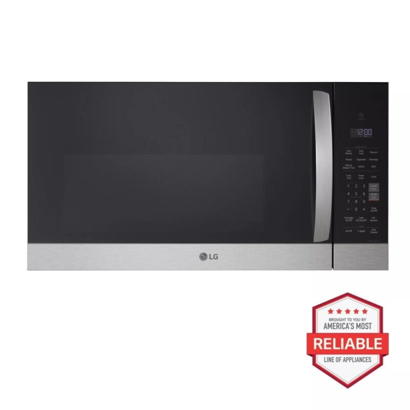 LG 1.7 cu. ft. Over-the-Range Microwave Oven - Print Proof Stainless Steel (MVEM1721F)