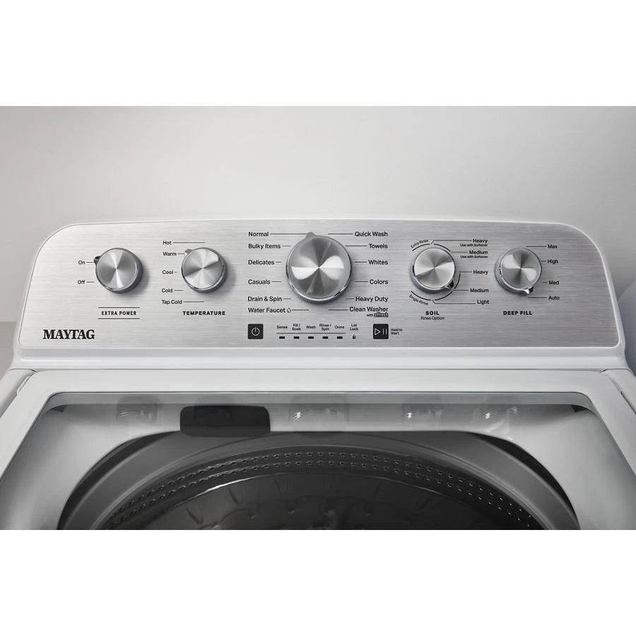 MAYTAG  Top Load Washer with Extra Power - 4.8 cu. ft. - White (MVW5430MW)