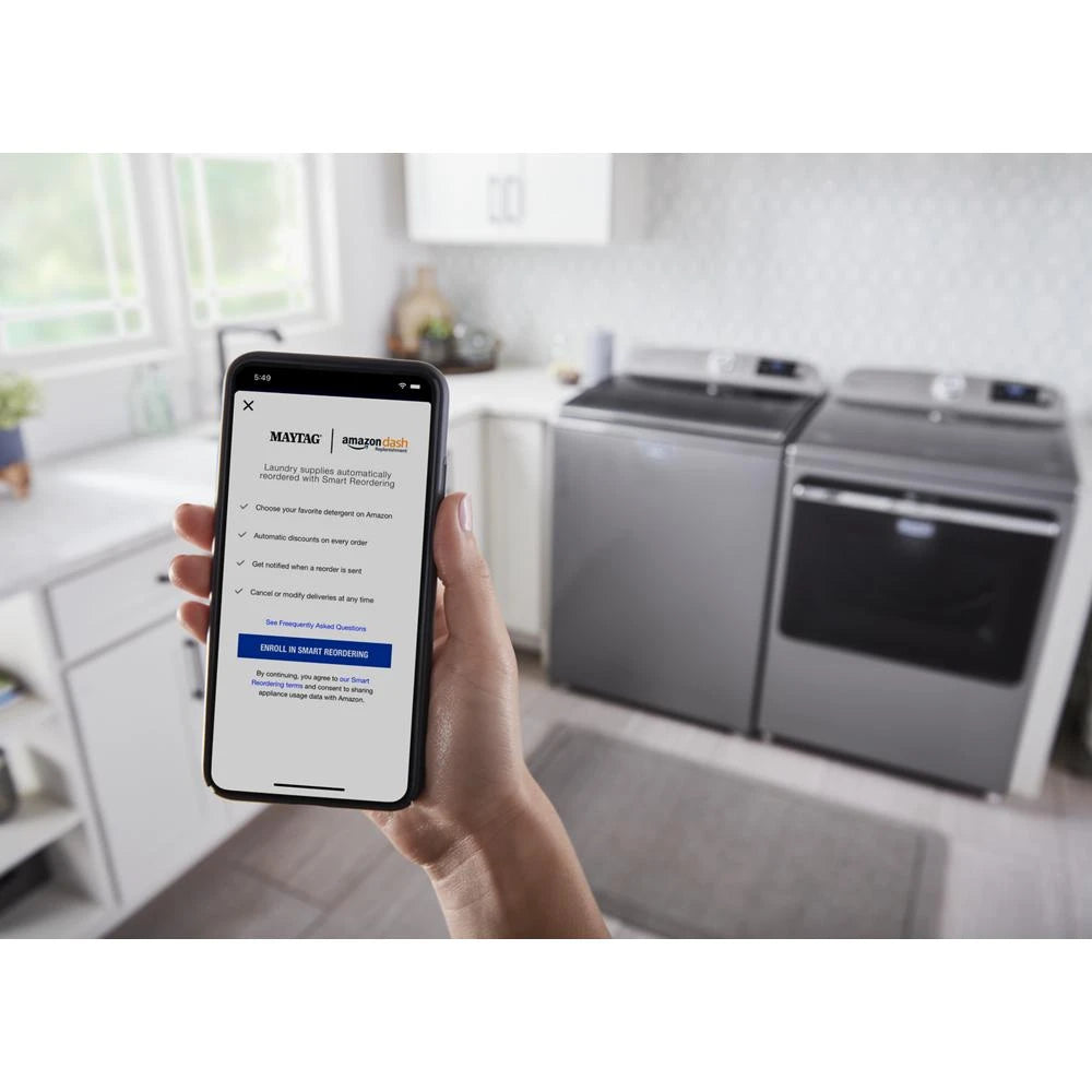 MAYTAG  Smart Top Load Washer with Extra Power - 5.3 cu. ft. - White (MVW7232HW)