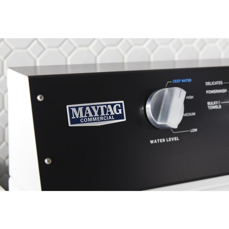 MAYTAG Commercial-Grade Residential Agitator Washer - 3.5 cu. ft. - White (MVWP586GW)