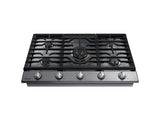 Samsung 36" Smart Gas Cooktop with 22K BTU Dual Power Burner in Stainless Steel - Stainless Steel (NA36N7755TSAA)