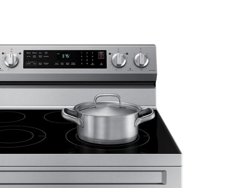 Samsung  6.3 cu. ft. Smart Freestanding Electric Range with No-Preheat Air Fry & Convection in Stainless Steel - Other (NE63A6511SSAA)