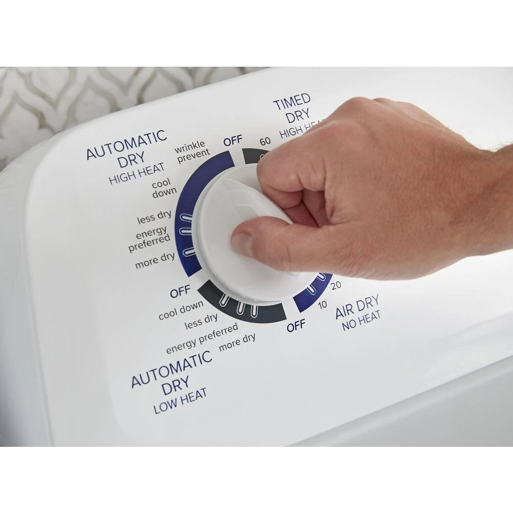 AMANA  6.5 cu. ft. Electric Dryer with Wrinkle Prevent Option - White (NED4655EW)