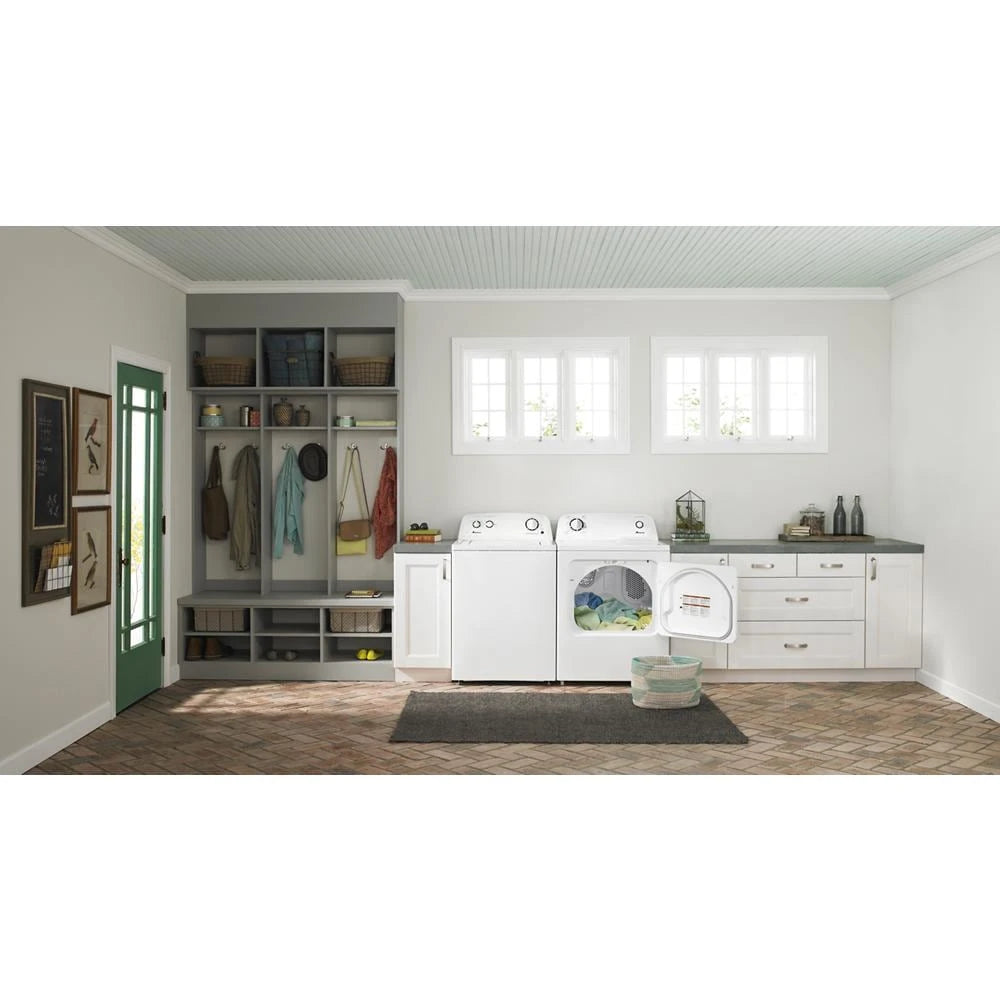 AMANA  6.5 cu. ft. Electric Dryer with Wrinkle Prevent Option - White (NED4655EW)