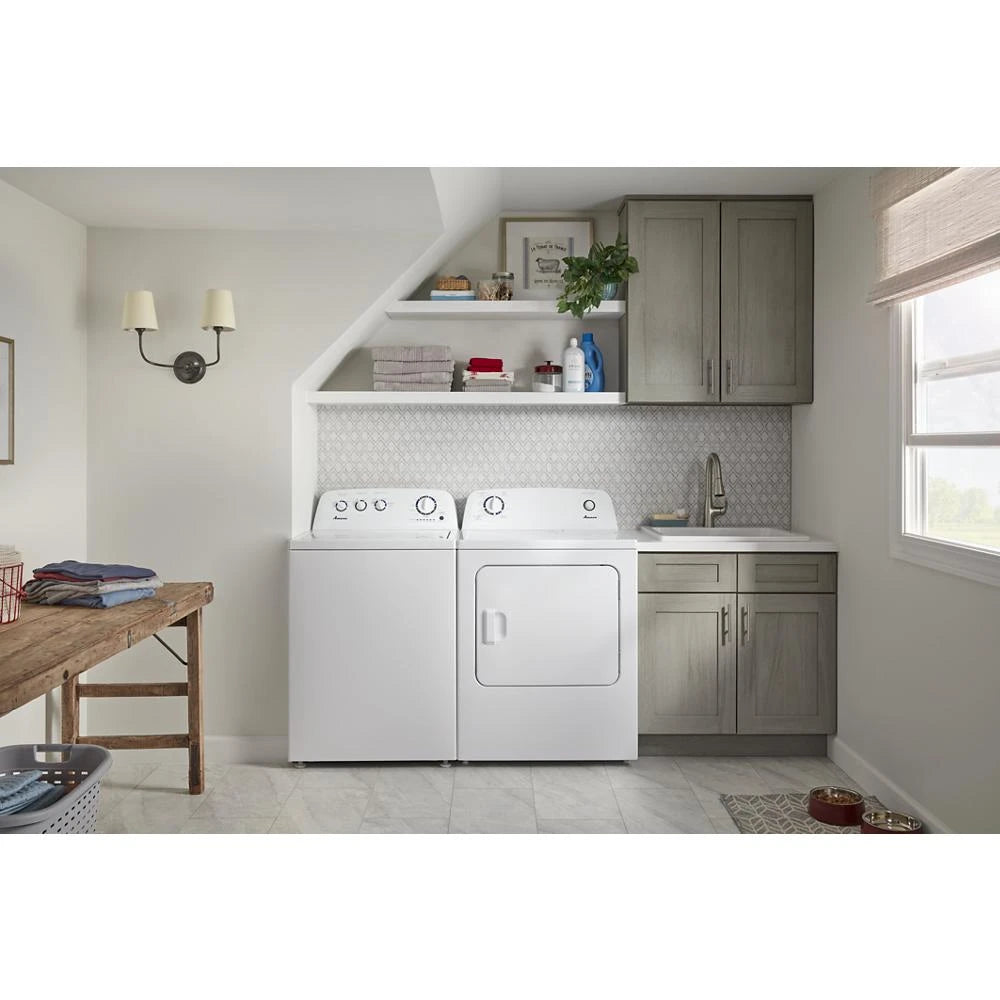 AMANA  6.5 cu. ft. Electric Dryer with Wrinkle Prevent Option - White (NED4655EW)