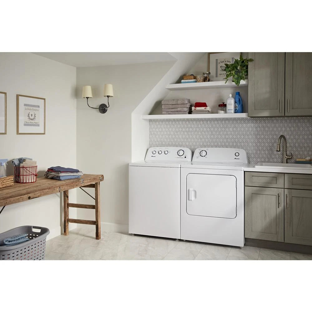 AMANA  6.5 cu. ft. Electric Dryer with Wrinkle Prevent Option - White (NED4655EW)
