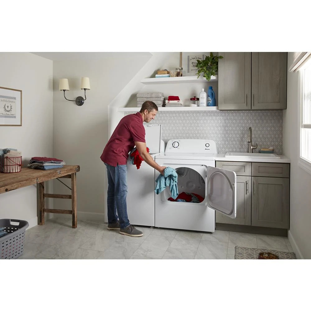 AMANA  6.5 cu. ft. Electric Dryer with Wrinkle Prevent Option - White (NED4655EW)
