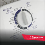 AMANA  6.5 cu. ft. Electric Dryer with Wrinkle Prevent Option - White (NED4655EW)