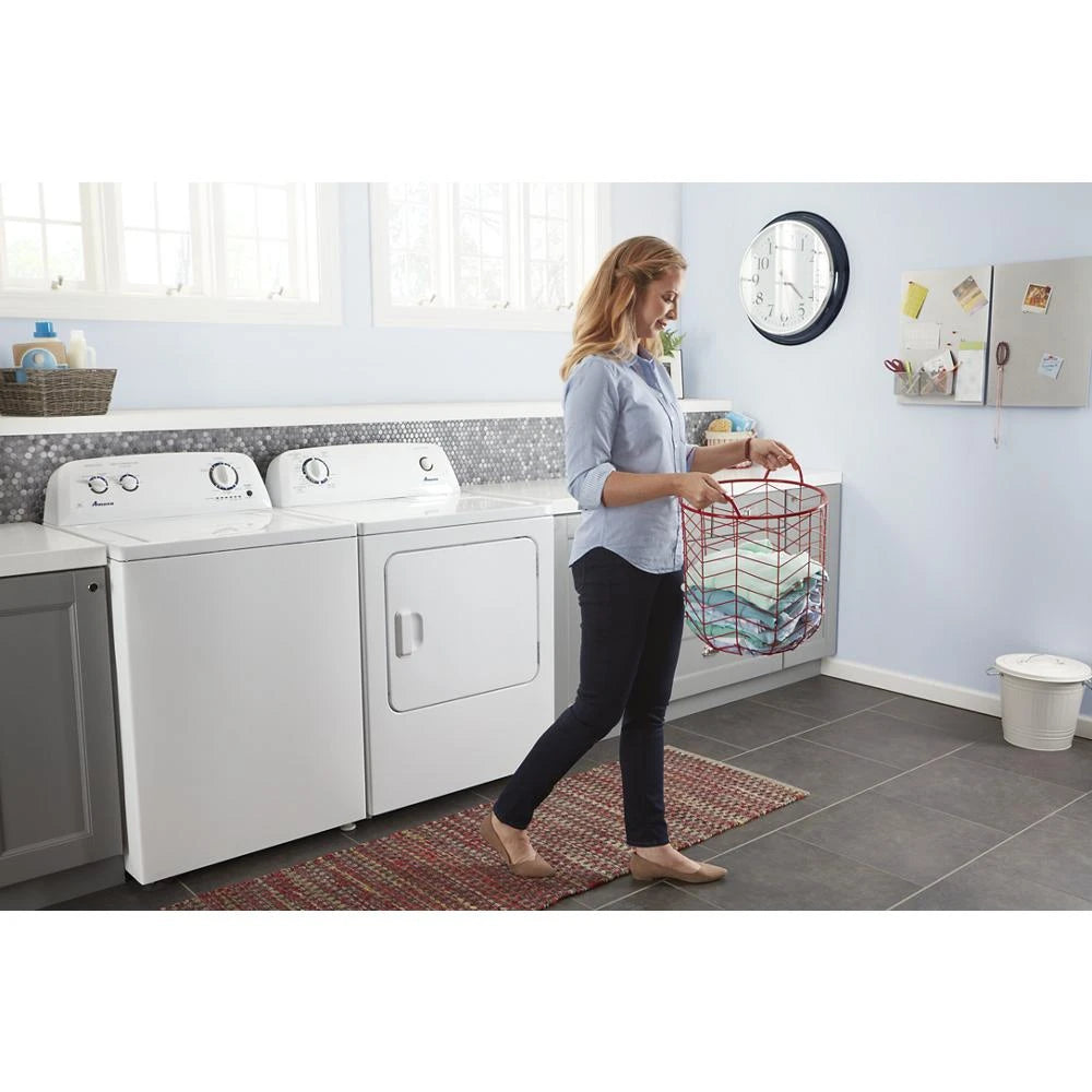 AMANA  6.5 cu. ft. Gas Dryer with Wrinkle Prevent Option - White (NGD4655EW)