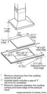 BOSCH  500 Series Induction Cooktop 30'' Without Frame - Black (NIT5063UC)