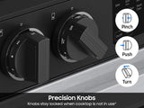 SAMSUNG  Fingerprint Resistant | Wi-Fi | 6.3 cu.ft. - Stainless Steel (NSE6DG8100SRAA)