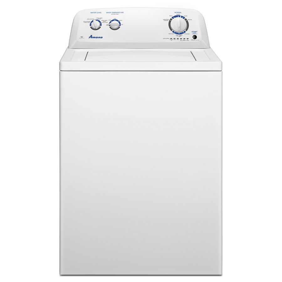 Amana 3.5 cu. ft. Top-Load Washer with Dual Action Agitator - White (NTW4516FW)