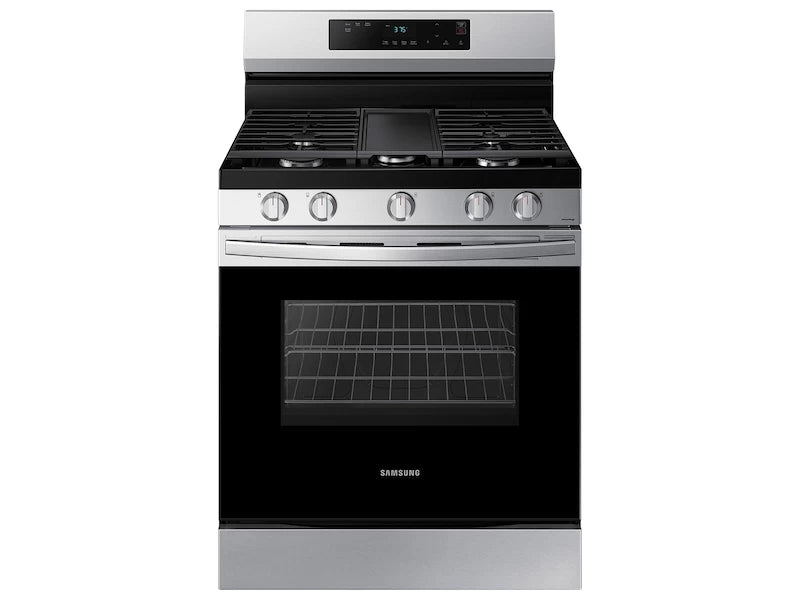 Samsung  6.0 cu. ft. Smart Freestanding Gas Range with Integrated Griddle in Stainless Steel - Other (NX60A6111SSAA)