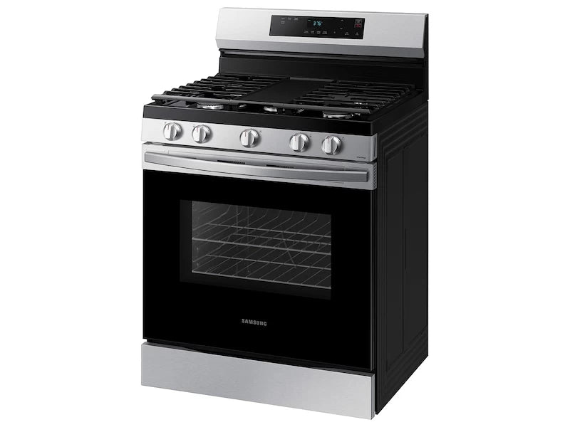 Samsung  6.0 cu. ft. Smart Freestanding Gas Range with Integrated Griddle in Stainless Steel - Other (NX60A6111SSAA)