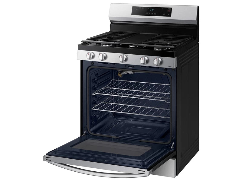 Samsung  6.0 cu. ft. Smart Freestanding Gas Range with Integrated Griddle in Stainless Steel - Other (NX60A6111SSAA)