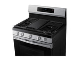 Samsung  6.0 cu. ft. Smart Freestanding Gas Range with No-Preheat Air Fry & Convection in Stainless Steel - Other (NX60A6511SSAA)