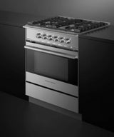 Fisher Paykel  Gas Range, 30" - Stainless Steel (OR30SDG4X1)