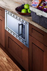 SUMMIT  24" Wide Built-In Microwave - Stainless Steel (OTR24)