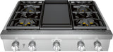 Thermador Gas Rangetop 36" - Stainless Steel (PCG364WD)