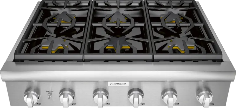 Thermador Gas Rangetop 36" - Stainless Steel (PCG366W)
