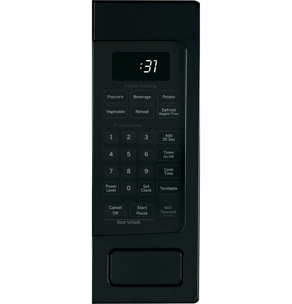 GE Profile  1.1 Cu. Ft. Countertop Microwave Oven - Black (PCHK11S1WBB)