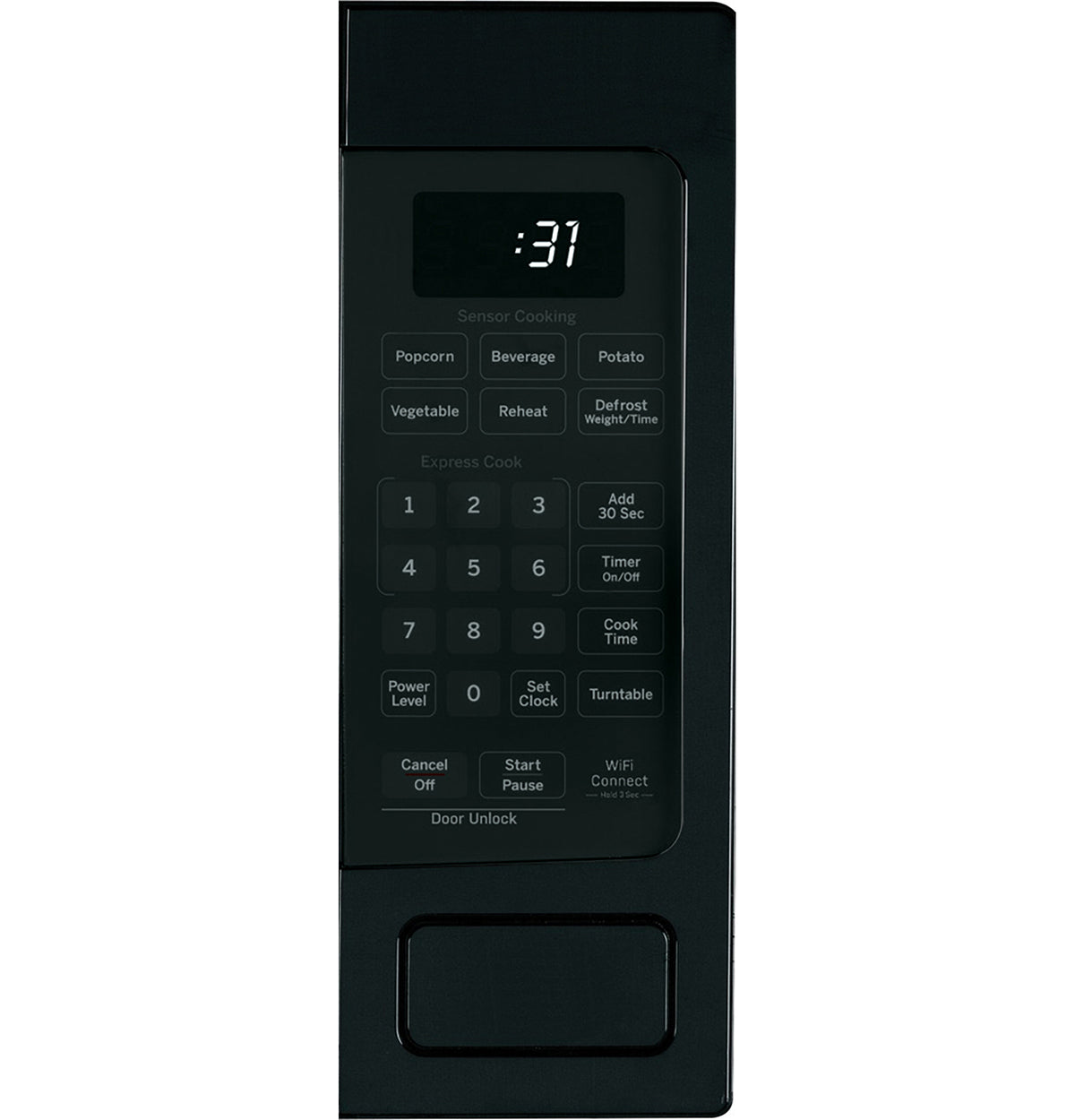 GE Profile  1.1 Cu. Ft. Countertop Microwave Oven - Black (PCHK11S1WBB)