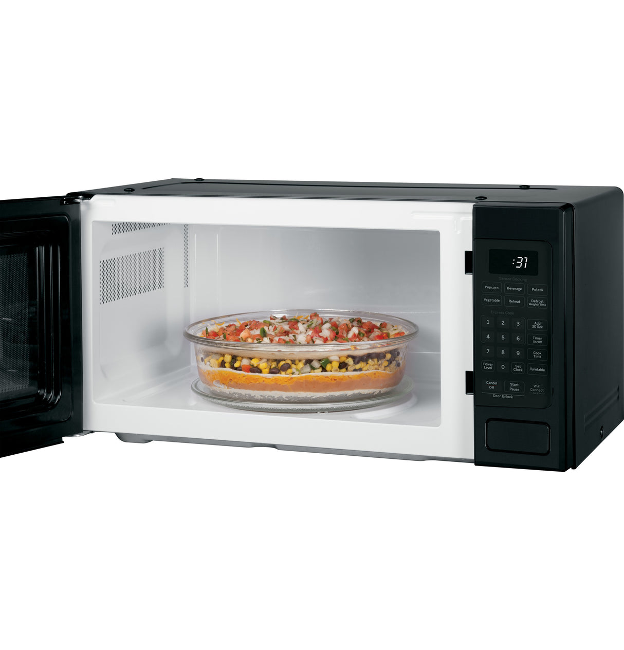 GE Profile  1.1 Cu. Ft. Countertop Microwave Oven - Black (PCHK11S1WBB)
