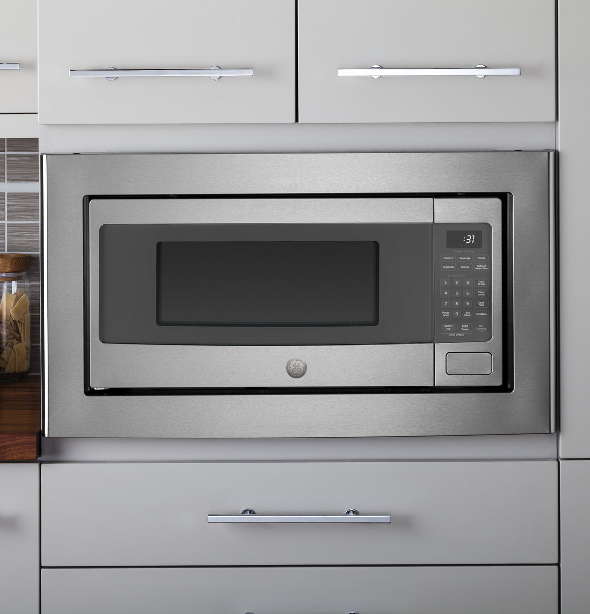 GE Profile  1.1 Cu. Ft. Countertop Microwave Oven - Stainless Steel (PCHK11S1WSS)