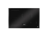BERTAZZONI  30'' Induction Cooktop with TFT Display Interface and Metal Frame - Black Glass / Carbonio (PE304TC)