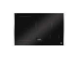 BERTAZZONI  30'' Induction Cooktop with TFT Display Interface and Metal Frame - Black Glass / Stainless Steel (PE304TX)