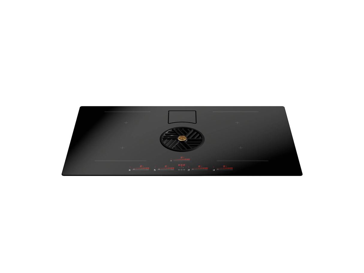 BERTAZZONI  36" Induction downdraft cooktop black glass - Nero (PE364IDDNET)