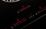BERTAZZONI  36" Induction downdraft cooktop black glass - Nero (PE364IDDNET)
