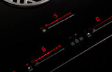 BERTAZZONI  36" Induction downdraft cooktop black glass - Nero (PE364IDDNET)