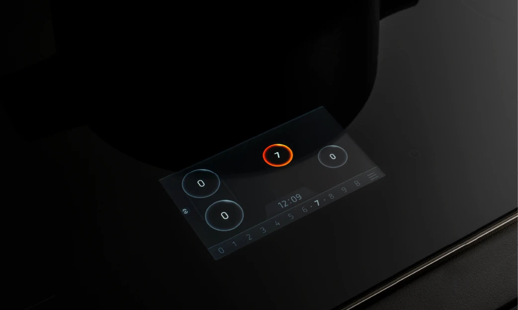 BERTAZZONI  36'' Induction Cooktop with TFT Display Interface - Black Glass (PE365TB)