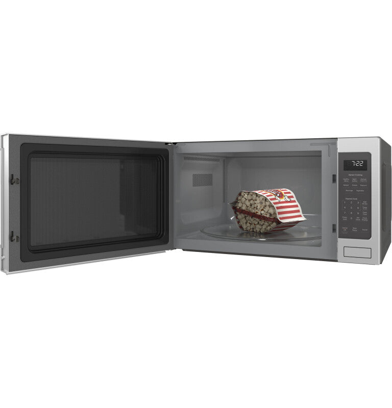 GE Profile 2.2 Cu. Ft. Countertop Sensor Microwave Oven - Stainless Steel (PES7227SLSS)