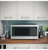 GE Profile 2.2 Cu. Ft. Countertop Sensor Microwave Oven - Stainless Steel (PES7227SLSS)