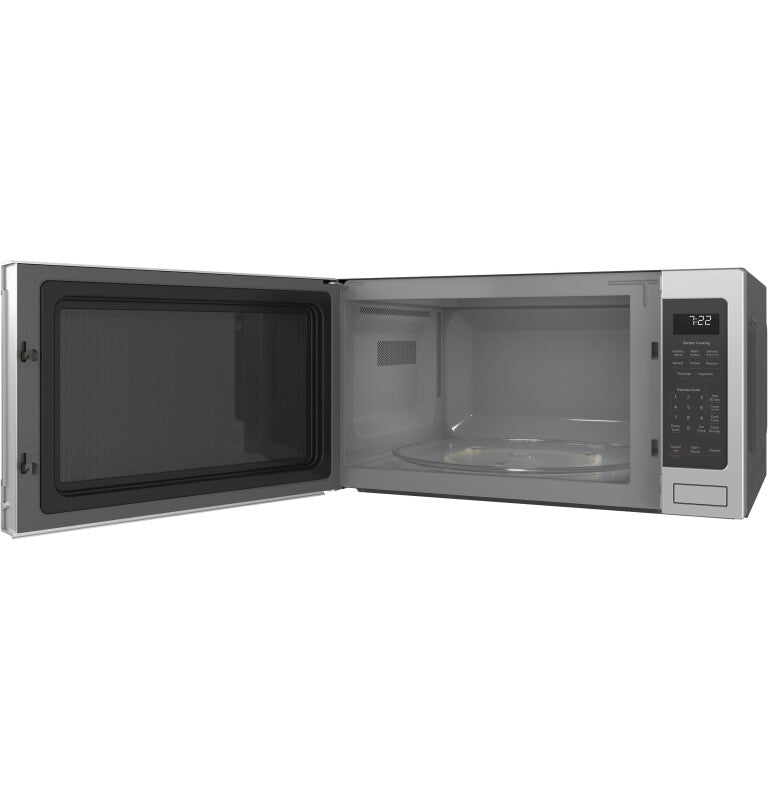 GE Profile  2.2 Cu. Ft. Countertop Sensor Microwave Oven - Stainless Steel (PES7227SLSS)