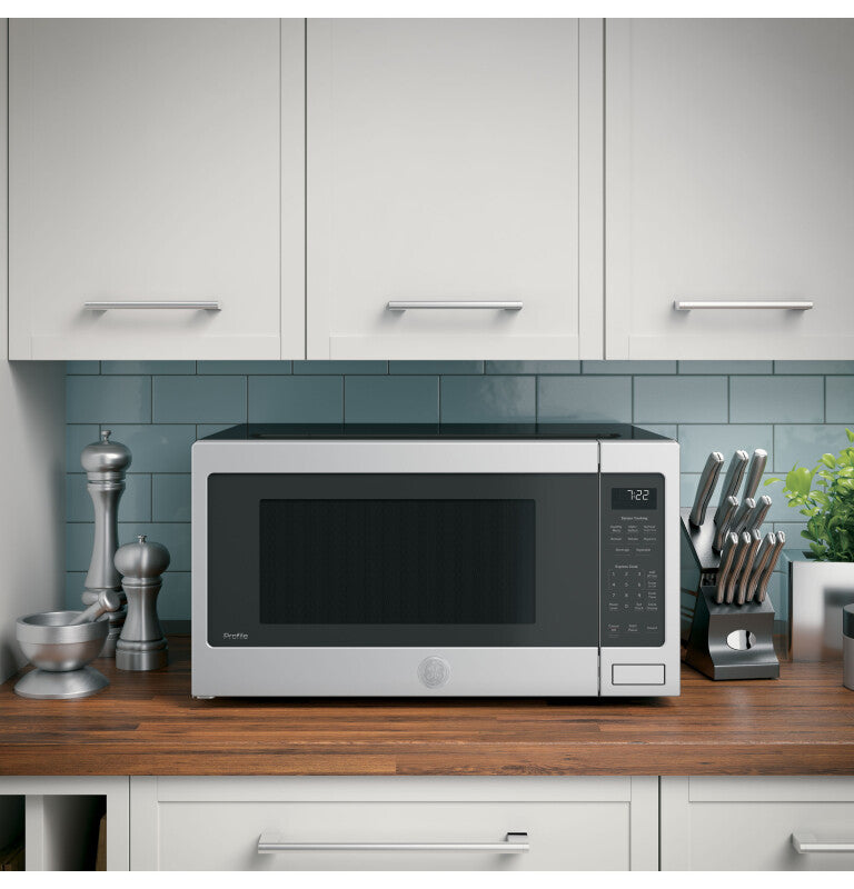 GE Profile  2.2 Cu. Ft. Countertop Sensor Microwave Oven - Stainless Steel (PES7227SLSS)