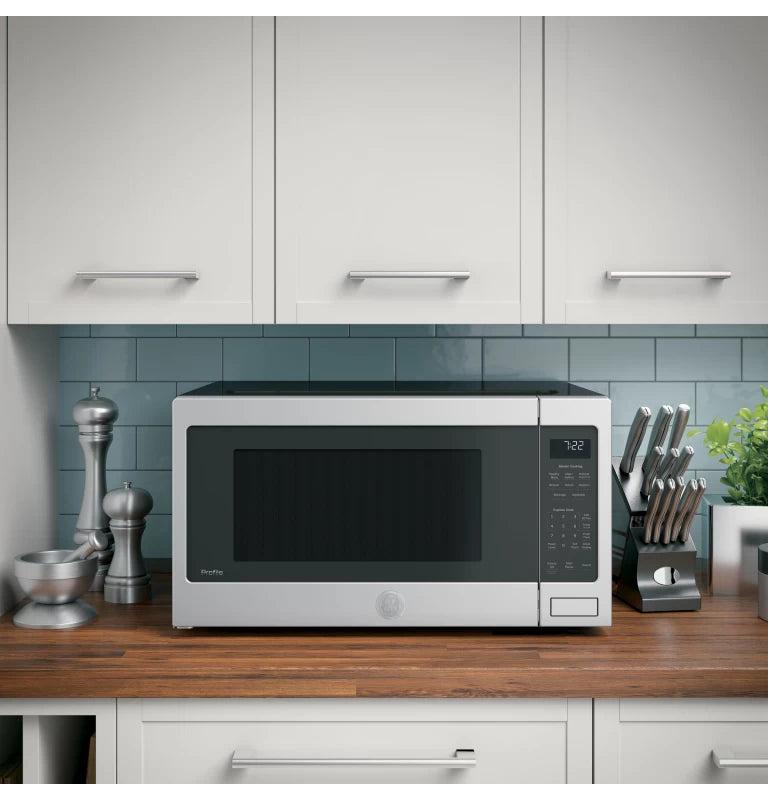 GE Profile 2.2 Cu. Ft. Countertop Sensor Microwave Oven -  (PES7227SLSS)